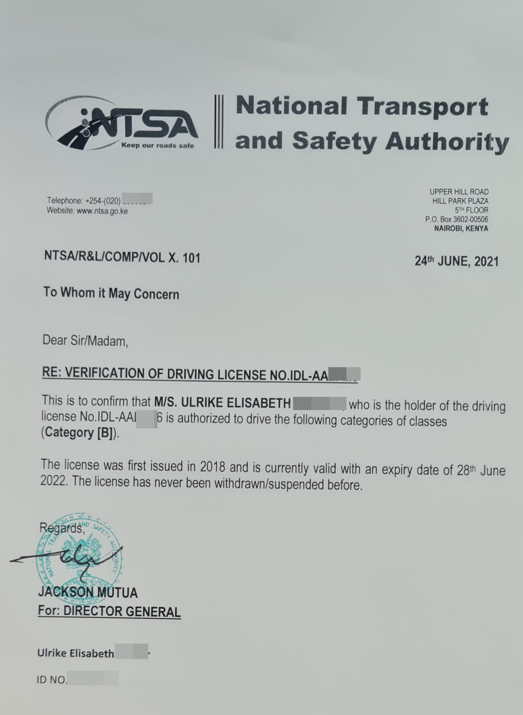 NTSA-driving-licence-verification