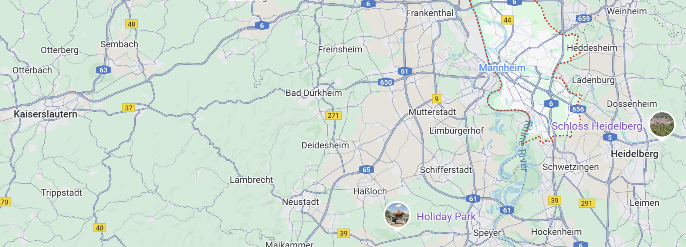 Fahrschule Rhein Neckar Map