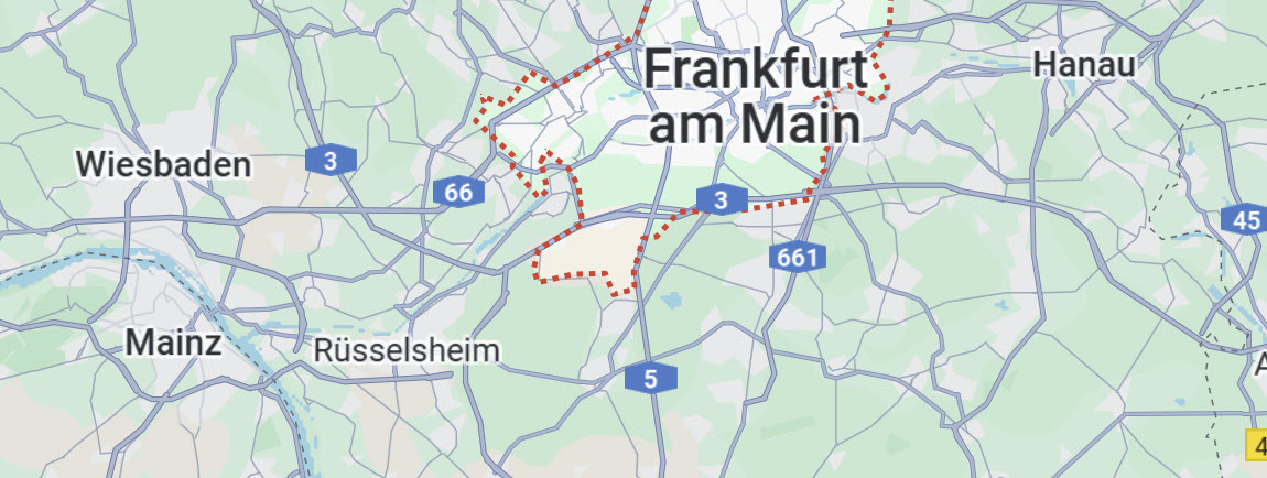Map Rheinmain