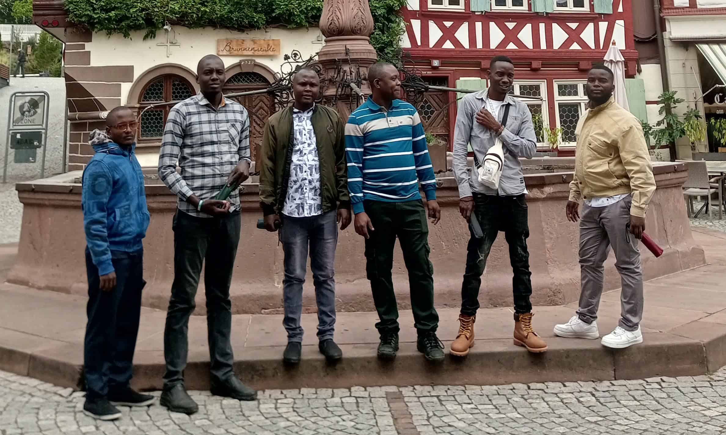 Kenyan truck drivers in Germany arrived